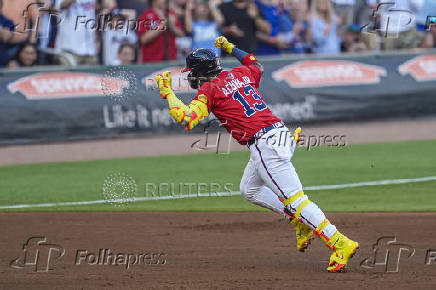 MLB: San Diego Padres at Atlanta Braves