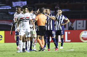 Match between são paulo and talleres for the 2025 libertadores cup.