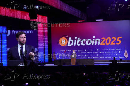 U.S. Vice President JD Vance speaks at Bitcoin conference in Las Vegas