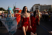 Annual LGBTQ+ Pride parade in Athens