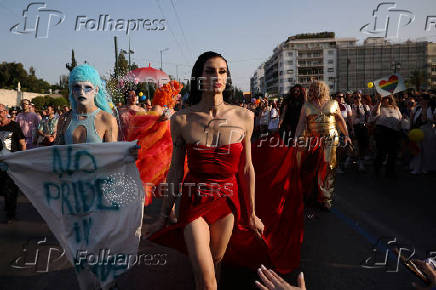 Annual LGBTQ+ Pride parade in Athens