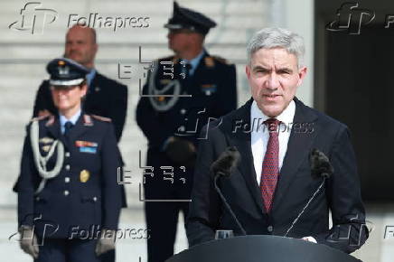 Recruits of the German Armed Forces take public ceremonial oath in Berlin