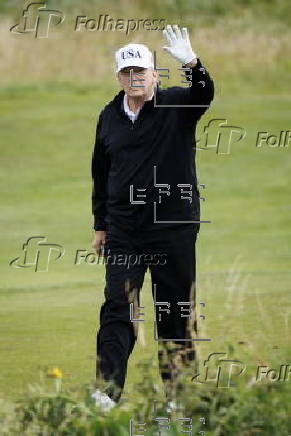 US President Donald J. Trump in Scotland