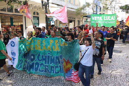 Ato contra a PL da Devastação - Curitiba-PR
