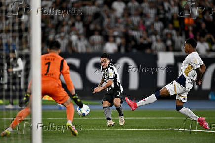Partida entre Botafogo e LDU válida pela Copa Libertadores.
