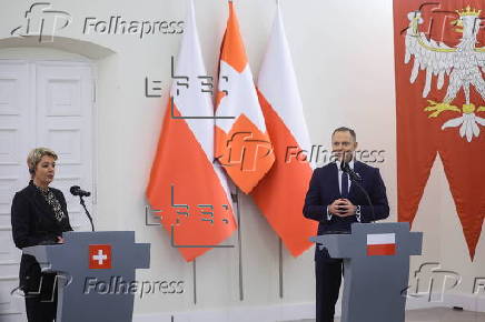 Swiss Federal President Karin Keller-Sutter visits Warsaw