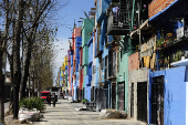 Villa 31,uma das maiores favelas na região central de Buenos Aires