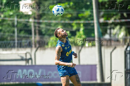 TREINO DA EQUIPE DO SANTOS FC