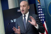 Press briefing at the White House in Washington