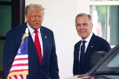 US President Trump meets Canadian Prime Minister Carney at the White House