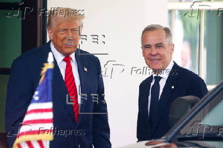 US President Trump meets Canadian Prime Minister Carney at the White House