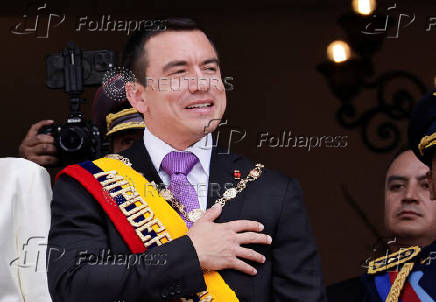The inauguration of Ecuador's President Daniel Noboa, in Quito
