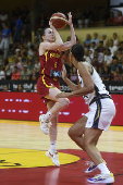 España-Italia. Amistoso femenino de preparación para el Eurobasket, en Inca (Mallorca).
