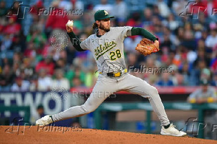 MLB: Athletics at Los Angeles Angels