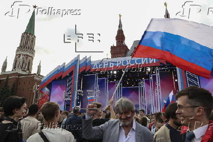Russia Day celebrations in Moscow