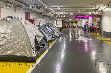 En Tel Aviv, un aparcamiento se convierte en refugio nocturno frente a los misiles de Irán