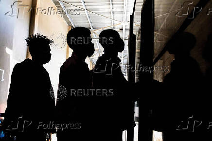 Newly-arrived migrants on the island of Crete