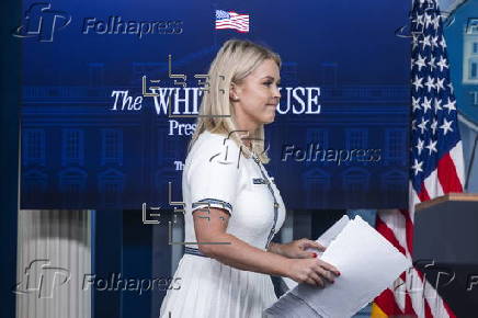 White House Press Secretary Leavitt speaks on Epstein files