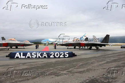 U.S. President Trump meets with Russian President Putin in Alaska