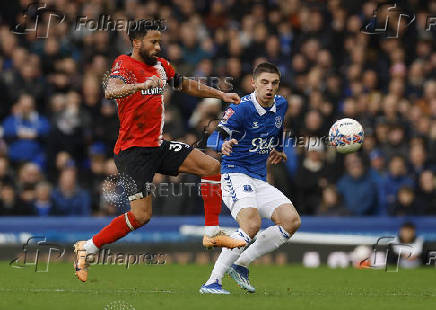 Folhapress - Fotos - FA Cup - Fourth Round - Everton v Luton Town