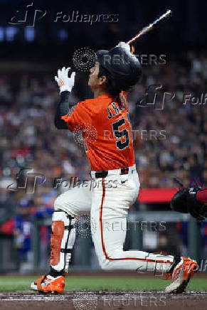MLB: Texas Rangers at San Francisco Giants