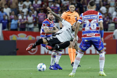 Partida entre fortaleza e colo colo pela copa conmebol sul-americana