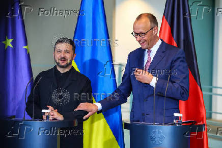 Ukraine's President Zelenskiy visits Germany