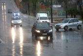 Tempo nublado e chuva em Contagem (MG)