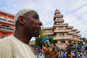 Muslims celebrate the Eid al-Adha festival, in Abidjan