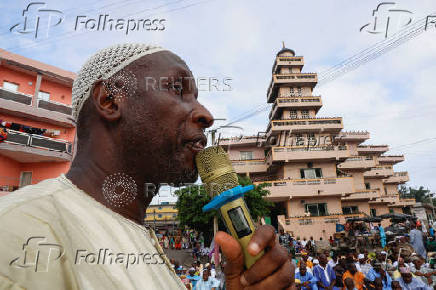 Muslims celebrate the Eid al-Adha festival, in Abidjan