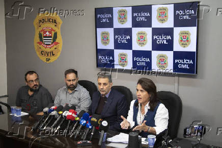 Coletiva de Imprensa sobre o assassinato do empresário em Interlagos