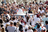 Pope Leo XIV holds general audience in St. Peter's Square, at the Vatican
