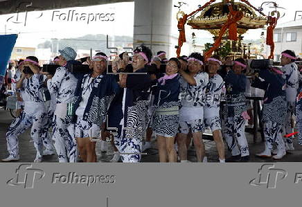Chikura Matsuri summer festival in Chiba Prefecture