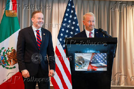 Signing of the memorandum of understanding between U.S. and Mexico to achieve a permanent solution to the decades-old Tijuana River sewage crisis, in Mexico City