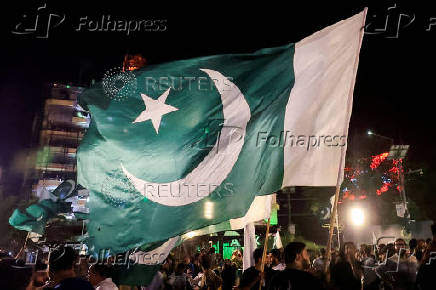 People attend Pakistan's Independence Day celebration in Lahore