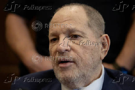 Weinstein appears at Manhattan Criminal Court for his rape and sexual assault trial in New York City