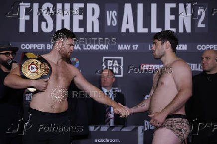 Johnny Fisher v David Allen - Weigh-in