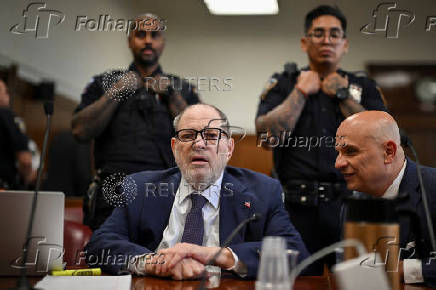 Weinstein appears at Manhattan Criminal Court for his rape and sexual assault trial in New York City