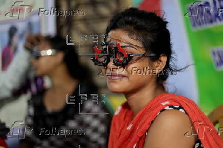 Free eye check-up camp for sex workers in Kolkata
