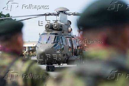 Ejército de Ecuador recibe 2 nuevos helicópteros para la lucha contra el crimen organizado