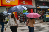 Chuva na região central de São Paulo