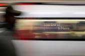 AI advert on London underground
