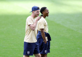 World Cup - European Qualifiers - England Player Walkaround