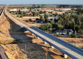 California High-Speed Rail bridge in Madera