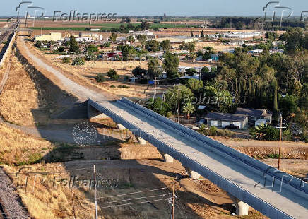 California High-Speed Rail bridge in Madera