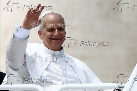 Pope Leo XIV holds general audience in St. Peter's Square, at the Vatican