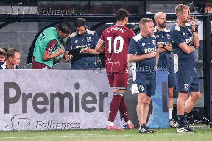Manchester United e West Ham  durante Premier League Summer Series nos Estados Unidos