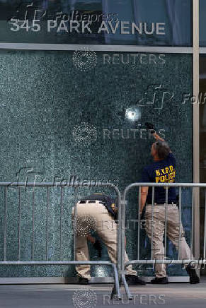 Aftermath of a deadly mass shooting in Manhattan, in New York City