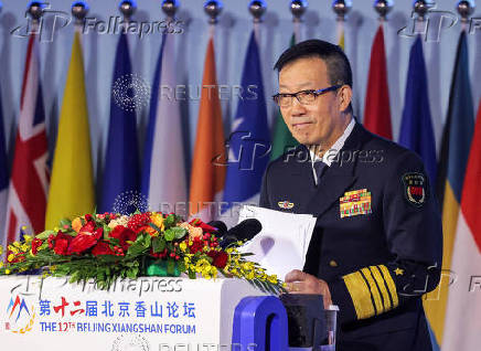Chinese Defence Minister Dong Jun attends Beijing Xiangshan Forum in Beijing