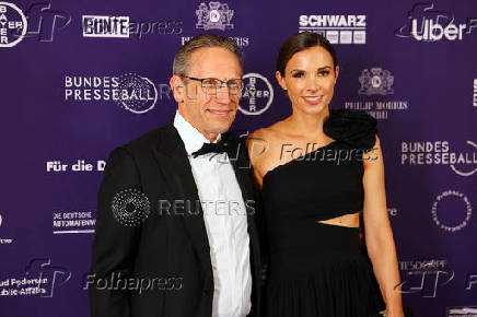 Annual press association ball (Bundespresseball) at Adlon Hotel, in Berlin